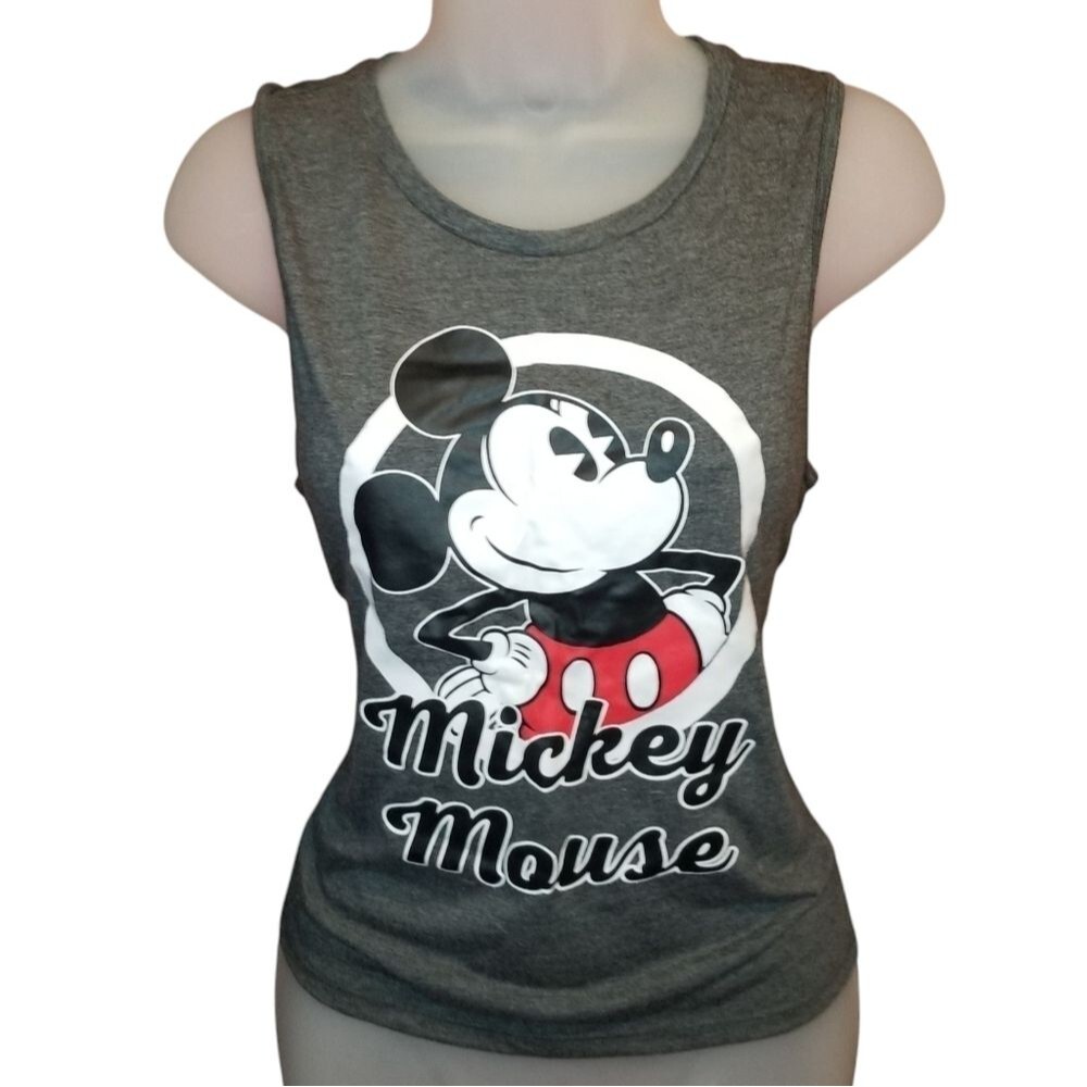 Disney Official Merchandise Mickey Mouse Tank Top Side Tie 19 ptp Disney World